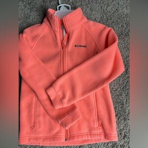 Columbia Kids Bright Coral Fleece Jacket size M